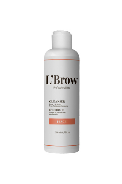 Обезжириватель Cleanser для бровей LBrow 200 мл (Персик) - купить с ...
