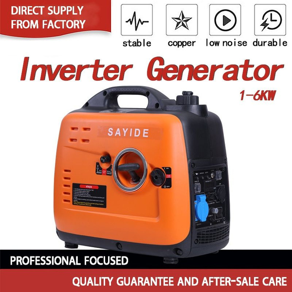 Небольшой портативный бытовой бесшумный бензиновый инверторный ...