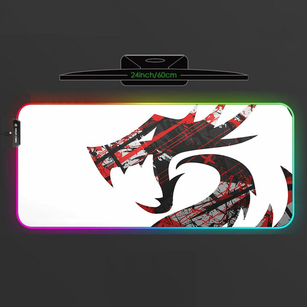 Redragon Коврик для мыши Светящийся коврик для мыши, XXL, зеркальный ...