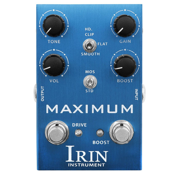 IRIN Audio Аналоговый дисторшн с перегрузкой 10-полосный эквалайзер ...