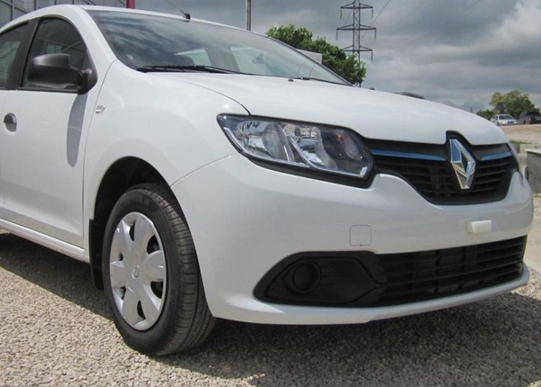 Бампер передний Renault LOGAN 2 Рено Логан (2014-2018) БЕЛЫЙ-369 ...