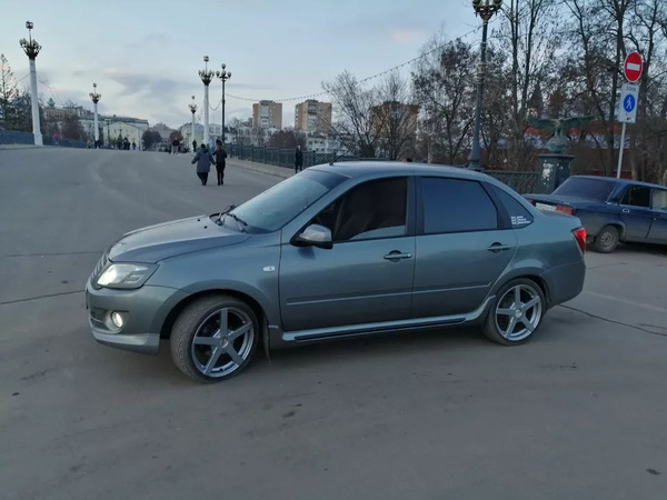 Пороги пластиковые цвет СОВИНЬОН Sport ОРИГИНАЛ (Гранта, Калина, Калина ...