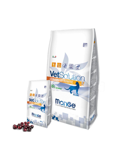 Корм Monge VetSolution Urinary Struvite Cat 400г - купить с доставкой ...