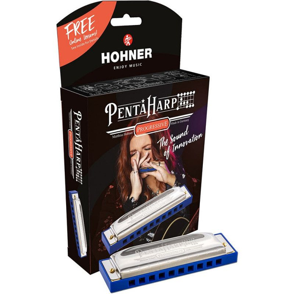 Губная гармошка Hohner M2108X Progressive Pentaharp Gm Box - купить с ...