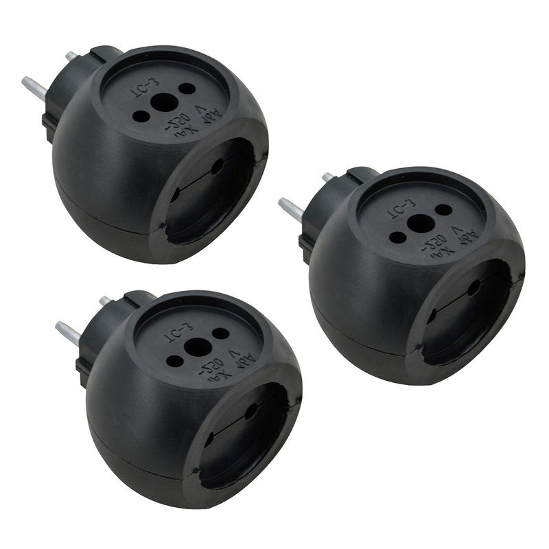 Вопросы и ответы о Тройник сетевой на 3 гнезда без заземления, комплект ...