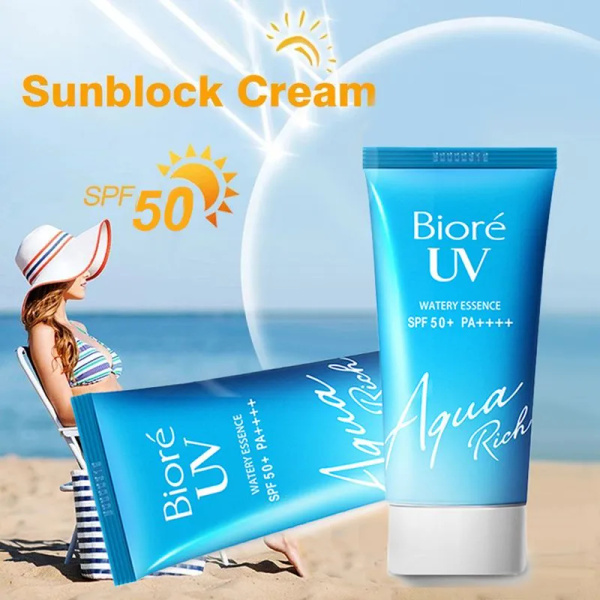 Biore SPF50+ Солнцезащитный флюид UV Aqua Rich 50 г - купить с ...
