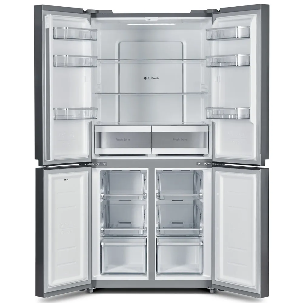 Холодильник Midea MRC518SFNX, серебристый #1