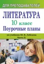 Литература. 10 класс: поурочные планы по учебнику Ю. В. Лебедева. Часть II - Косивцова Л. И.