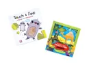 Тактильный набор: книжка Мамы и малыши и пазл Зоопарк - Группа авторов