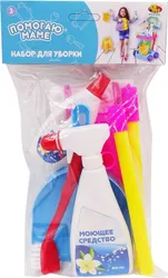 Игровой набор для уборки "Помогаю маме" от компании ABtoys включает в себя 5 предметов, с помощью  ...