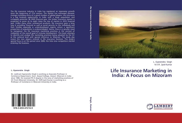 Обложка книги Life Insurance Marketing in India: A Focus on Mizoram, L. Gyanendra Singh and N.V.R. Jyoti Kumar