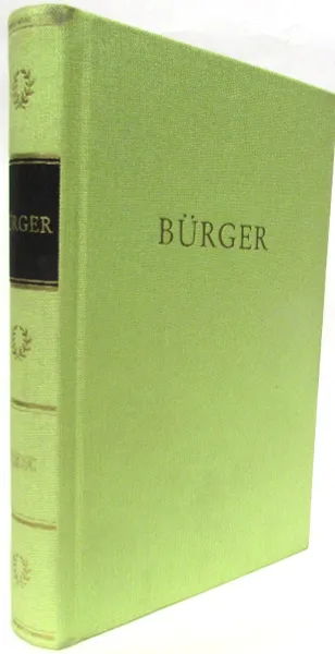 Обложка книги Burgers Werke in einem Band, Gottfried August Burger