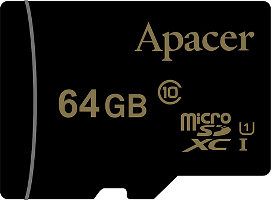 фото Карта памяти MicroSD 64GB Apacer Class 10 UHS-I без адаптера