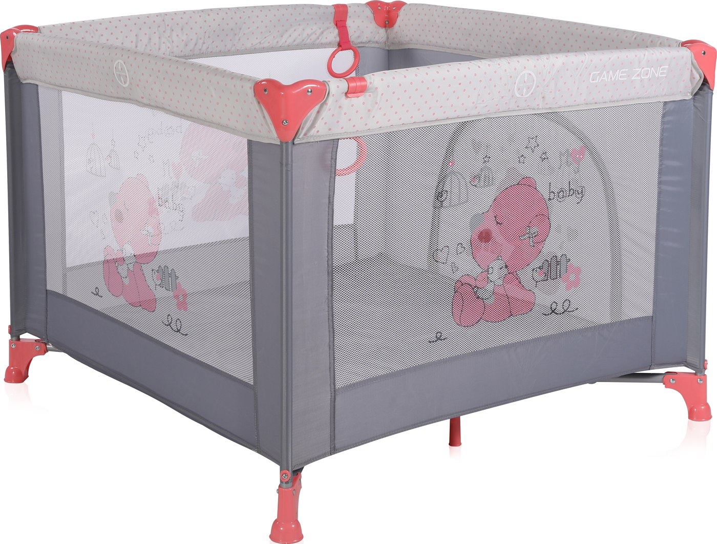 фото Манеж Lorelli Game Zone Розово-серый, Rose Grey My Baby