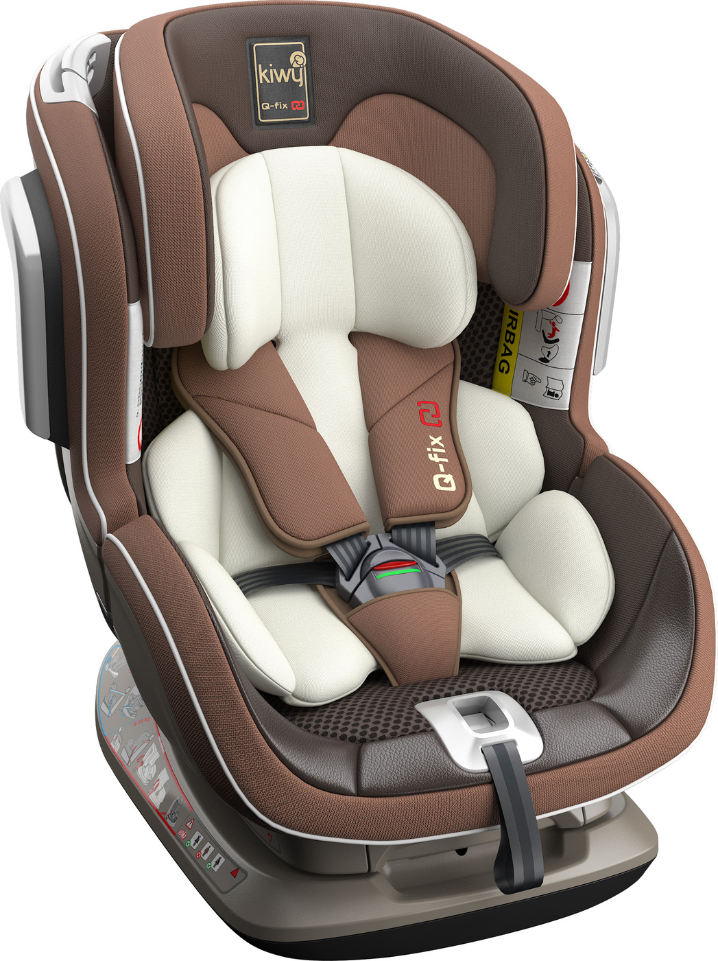 фото Детское автокресло KIWY NOAH гр. 0+/1/2 isofix Moka