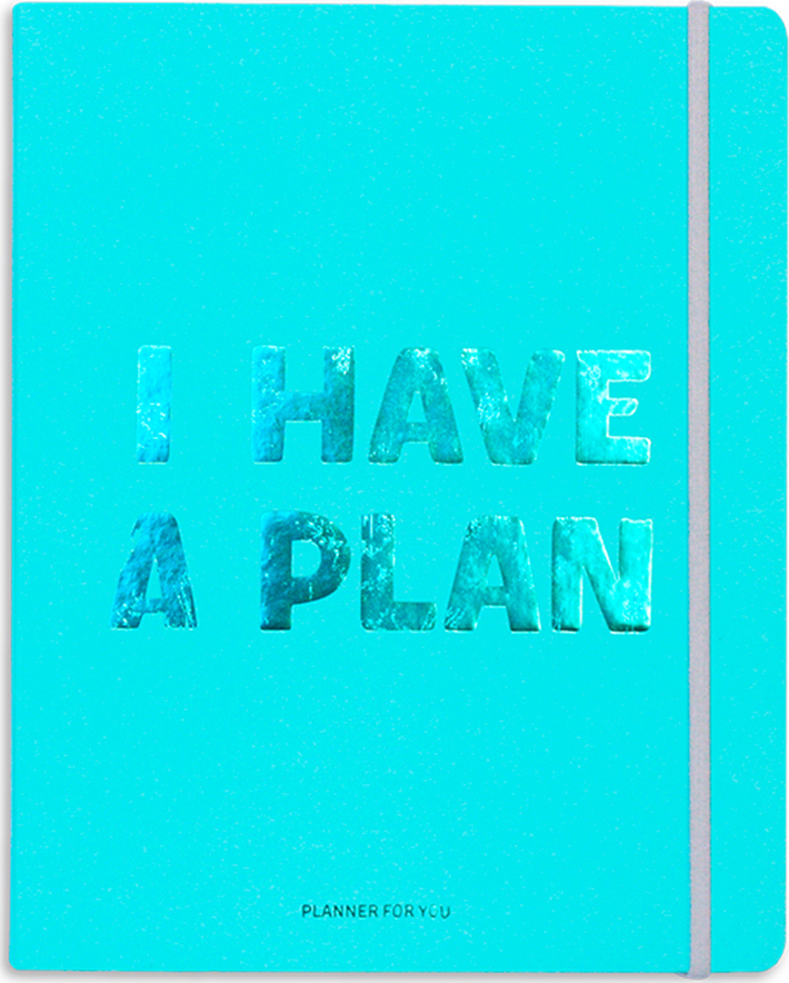 Планер I HAVE A PLAN бирюзовый Планер I HAVE A PLAN бирюзовый