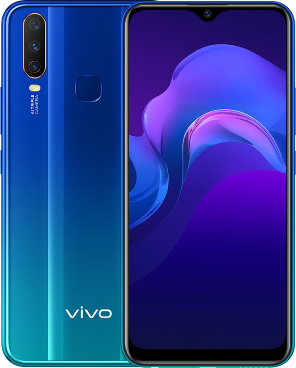 фото Смартфон Vivo Y12 3/64GB, синий