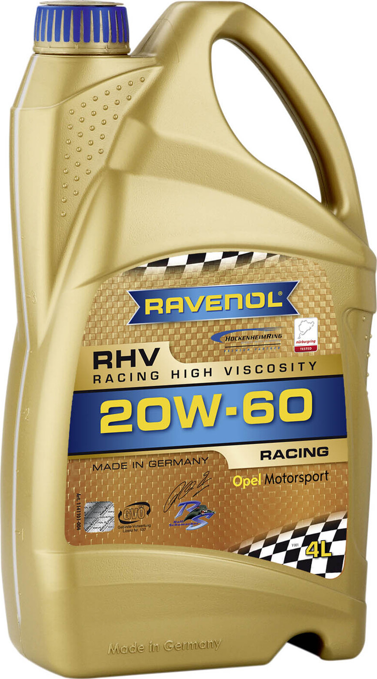 фото Моторное масло RAVENOL RHV Racing High Viscosity SAE 20W-60 (4л)
