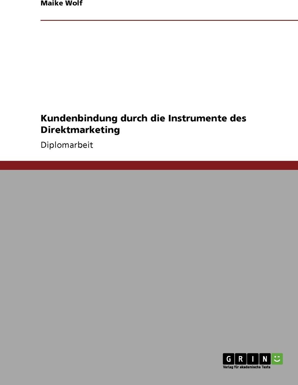 фото Kundenbindung durch die Instrumente des Direktmarketing