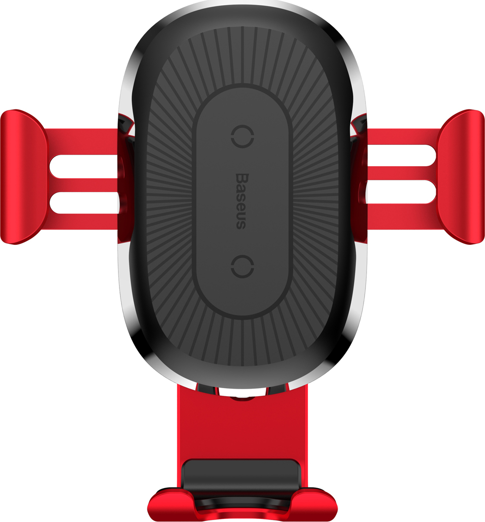 фото Беспроводное зарядное Baseus Wireless Charger Gravity Car Mount Red