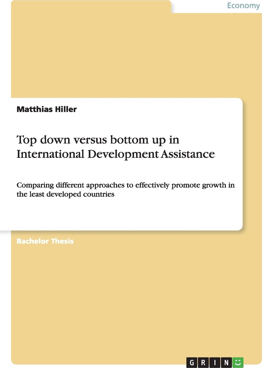 фото Top down versus bottom up in International Development Assistance