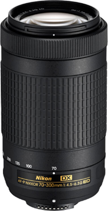 Объектив Nikon AF-P DX Nikkor 70-300mm f/4.5-6.3G ED, черный - изображение