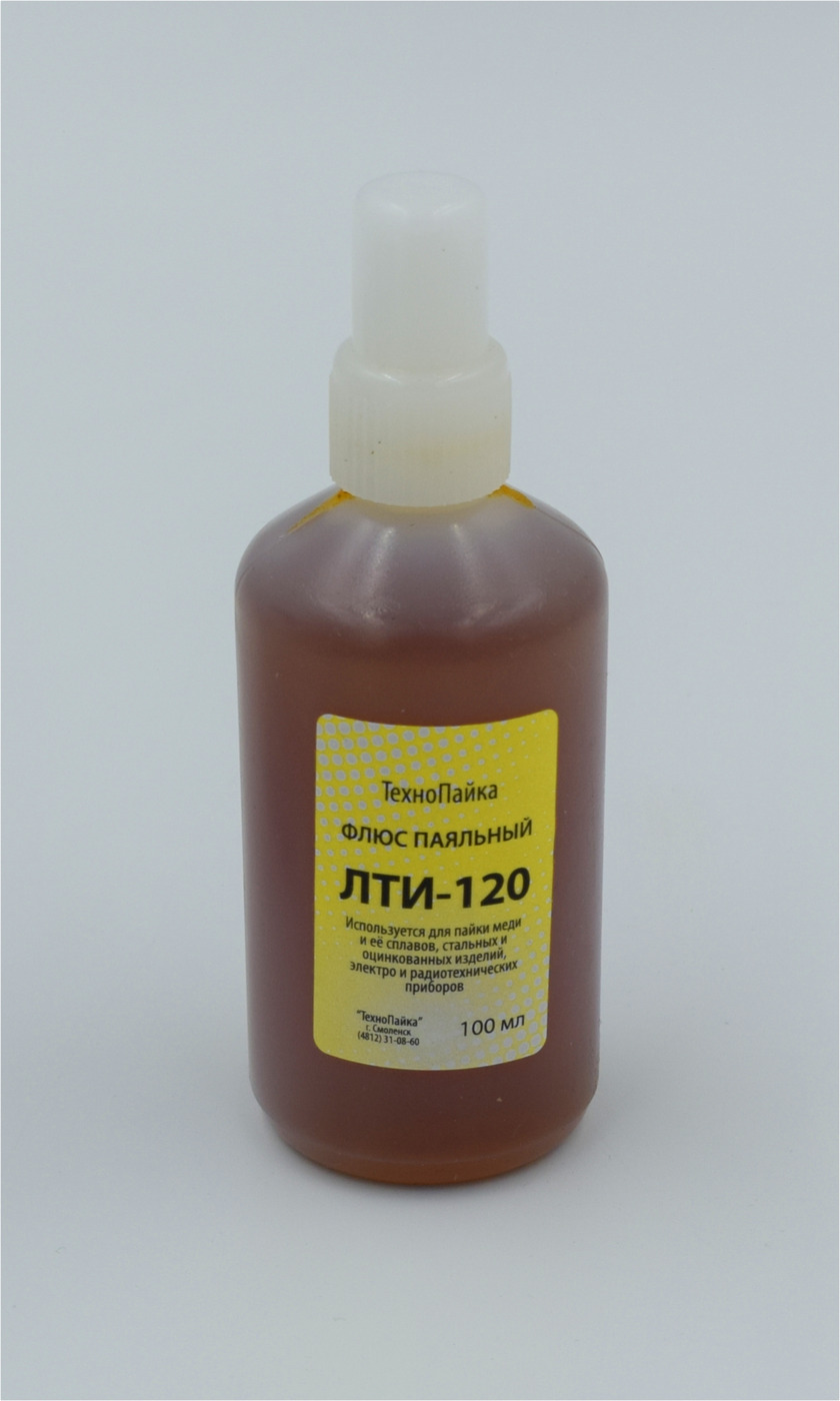 Флюс паяльный ЛТИ-120, 100 мл. пластик — купить в интернет-магазине ...
