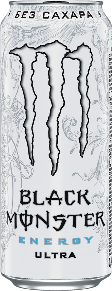 Энергетический напиток Black Monster Ultra, 12 шт по 449 мл - энергетики