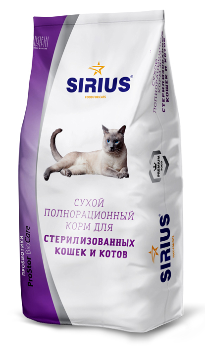Сириус корм для кошек