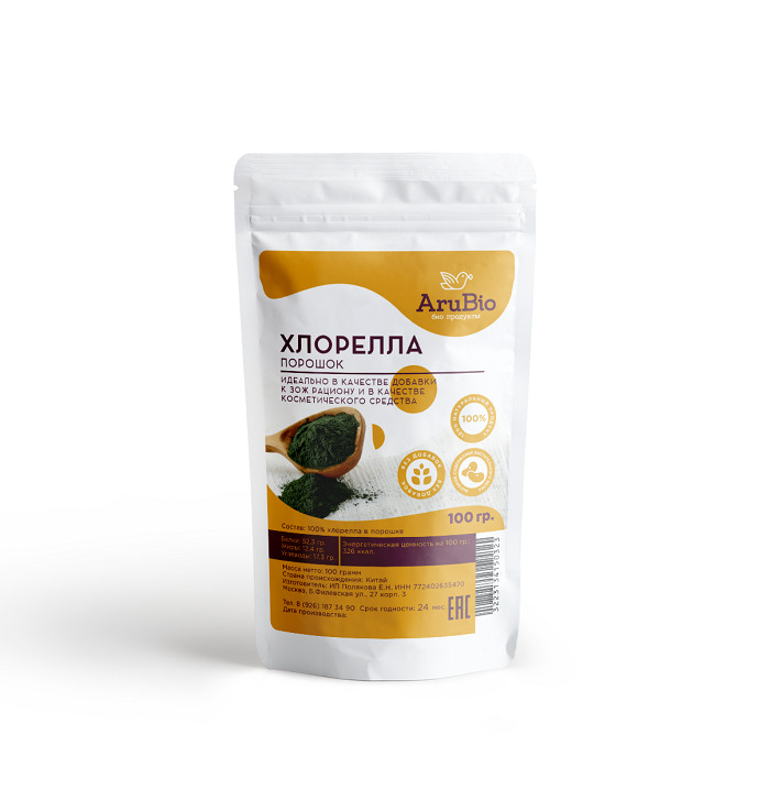 Хлорелла порошок, 100 гр. — купить в интернет-магазине OZON с быстрой ...