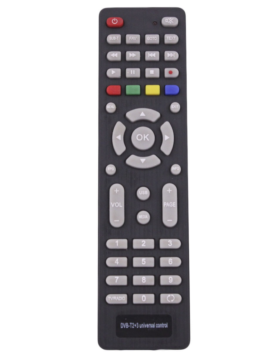 Пульт универсальный DVB-T2+3 для приставок (ресиверов) триколор, rexant ...