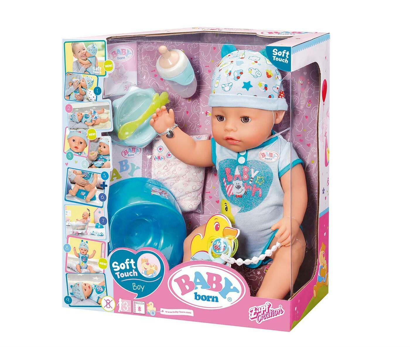 BABY born Кукла-мальчик Интерактивная — купить в интернет-магазине OZON ...