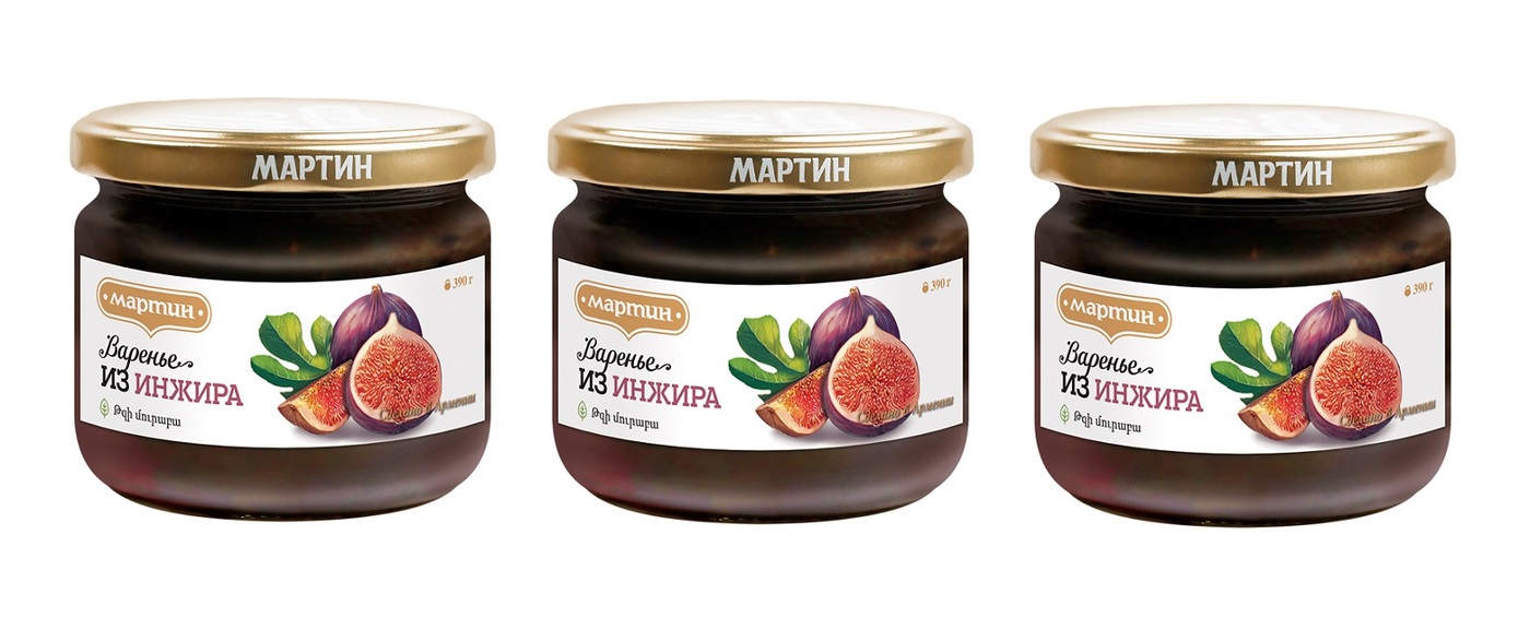 Варенье из инжира "от Мартина" 390гр, 3 шт.