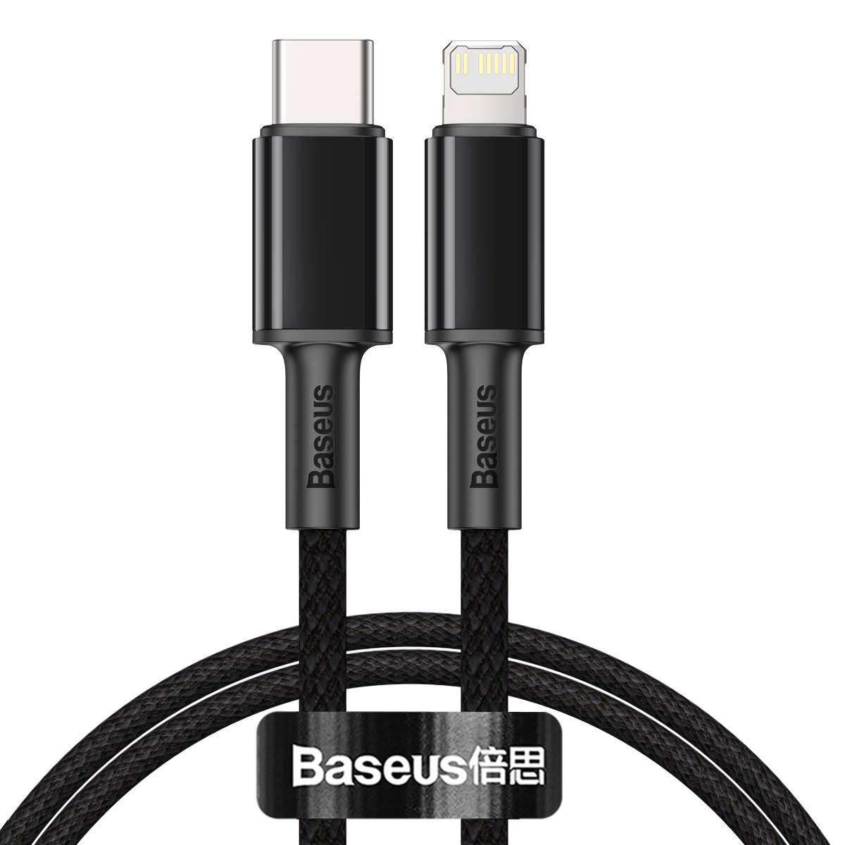 BaseusКабельдлямобильныхустройствAppleLightning/USB2.0Type-A,1м,черный