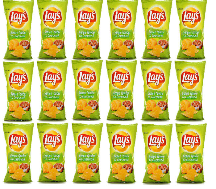 Чипсы Lay's 150гр Белые Грибы со Сметаной (в упаковке 18 шт). — купить ...
