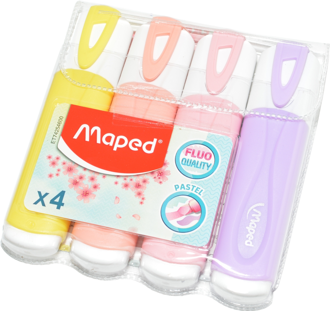 Набор маркеров текстовыделителей Maped Pastel Colors 4 штуки пастельные .