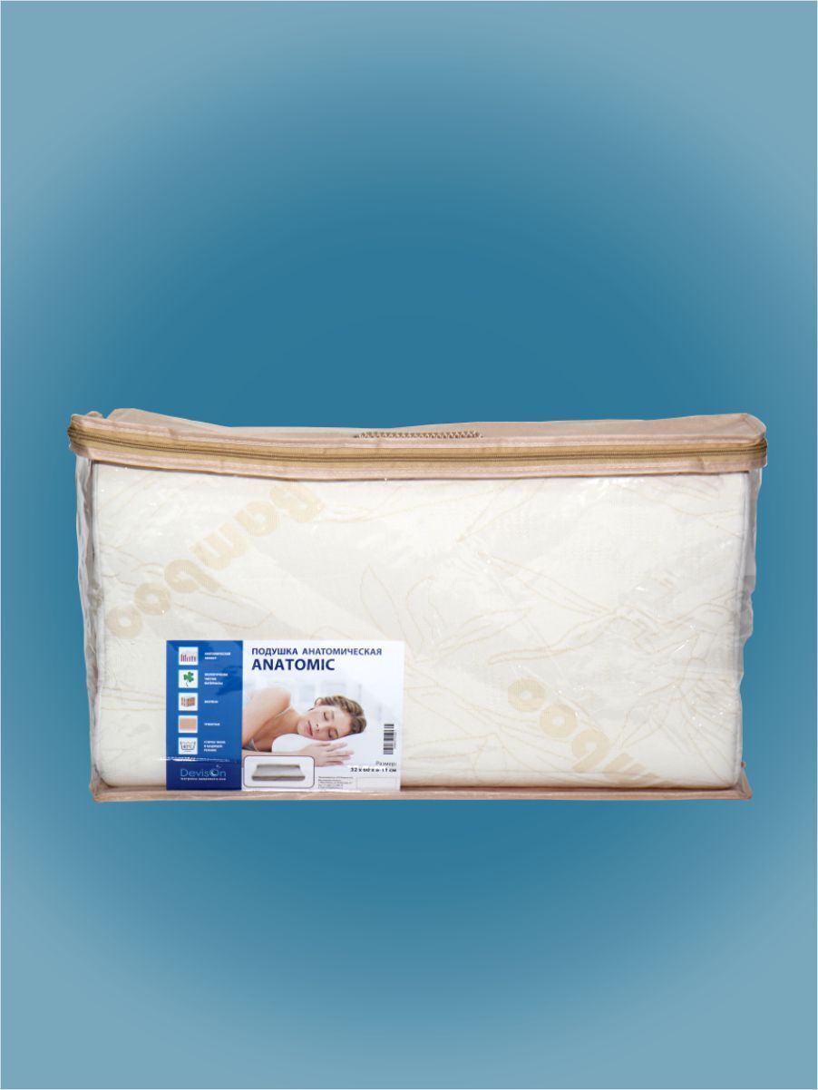 Ортопедическая подушка 32x60 см, Devison Подушка анатомическая Anatomic ...