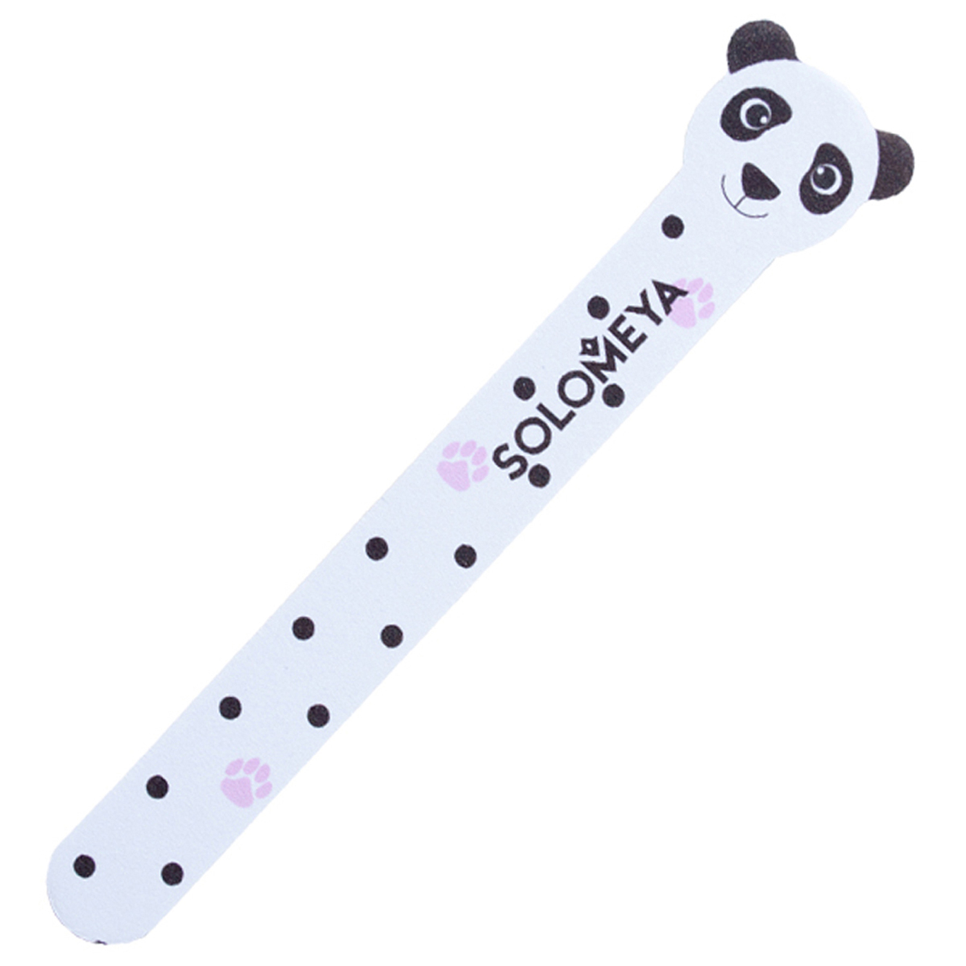 Solomeya Пилка для натуральных и искусственных ногтей #180/220 "Панда"/Panda Nail File