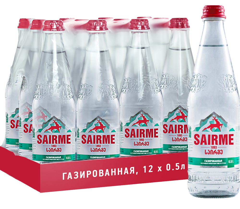 Sairme Вода Минеральная Газированная 12шт