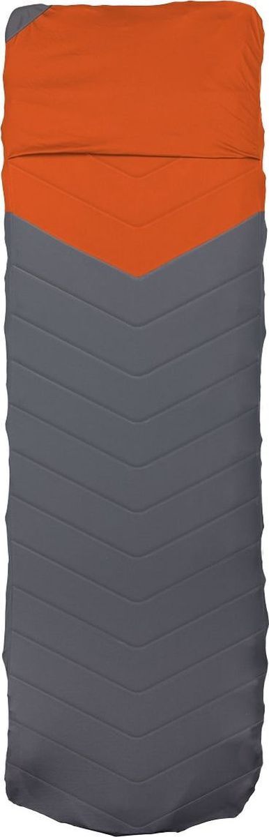 Чехол для снадувного коврика Klymit Quilted V Sheet, 13ICORSVC, оранжевый, серый, 54 х 183 см