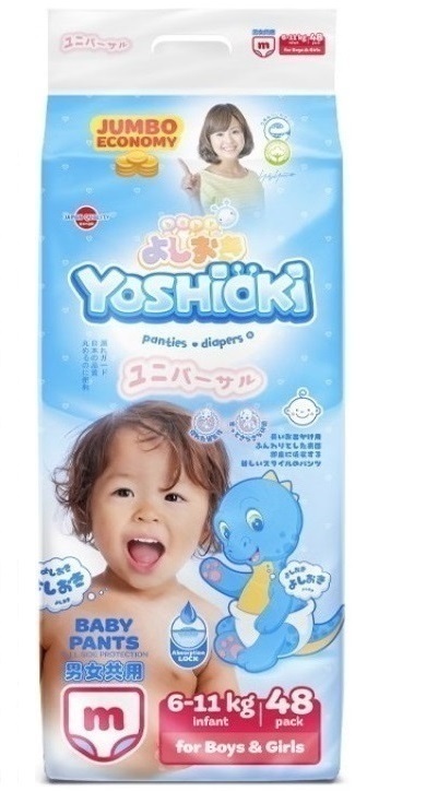 Yoshioki Трусики-подгузники M (6-11кг) 48шт