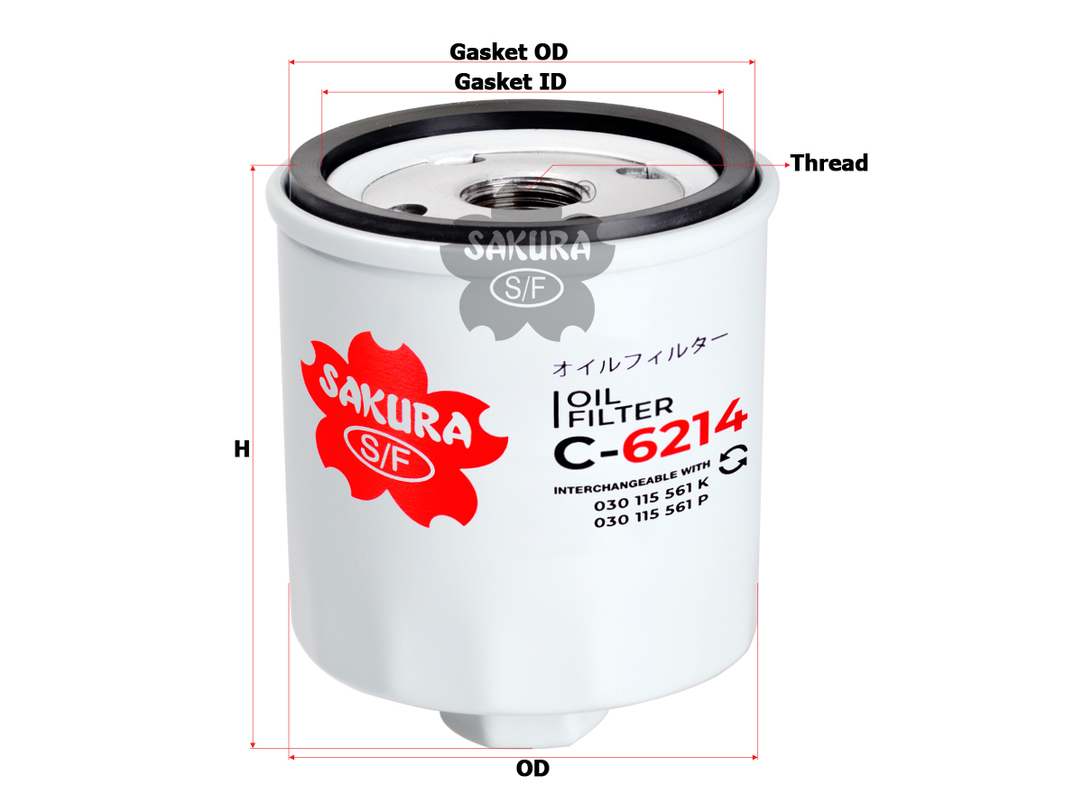 SakuraФильтрмасляныйарт.C6214