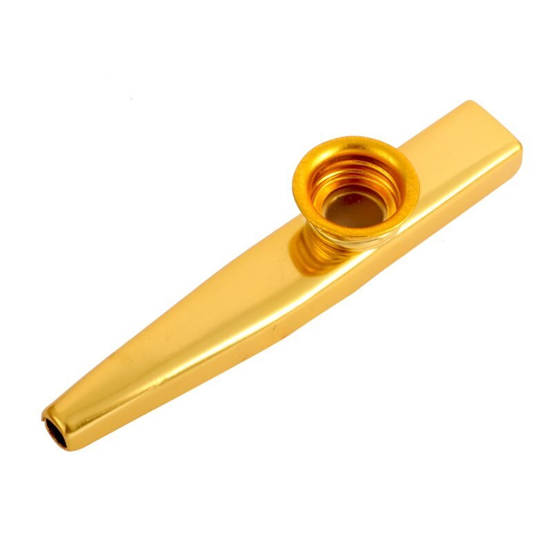 Казу KAZOO, казу музыкальный инструмент, металлическая казу золотая ...