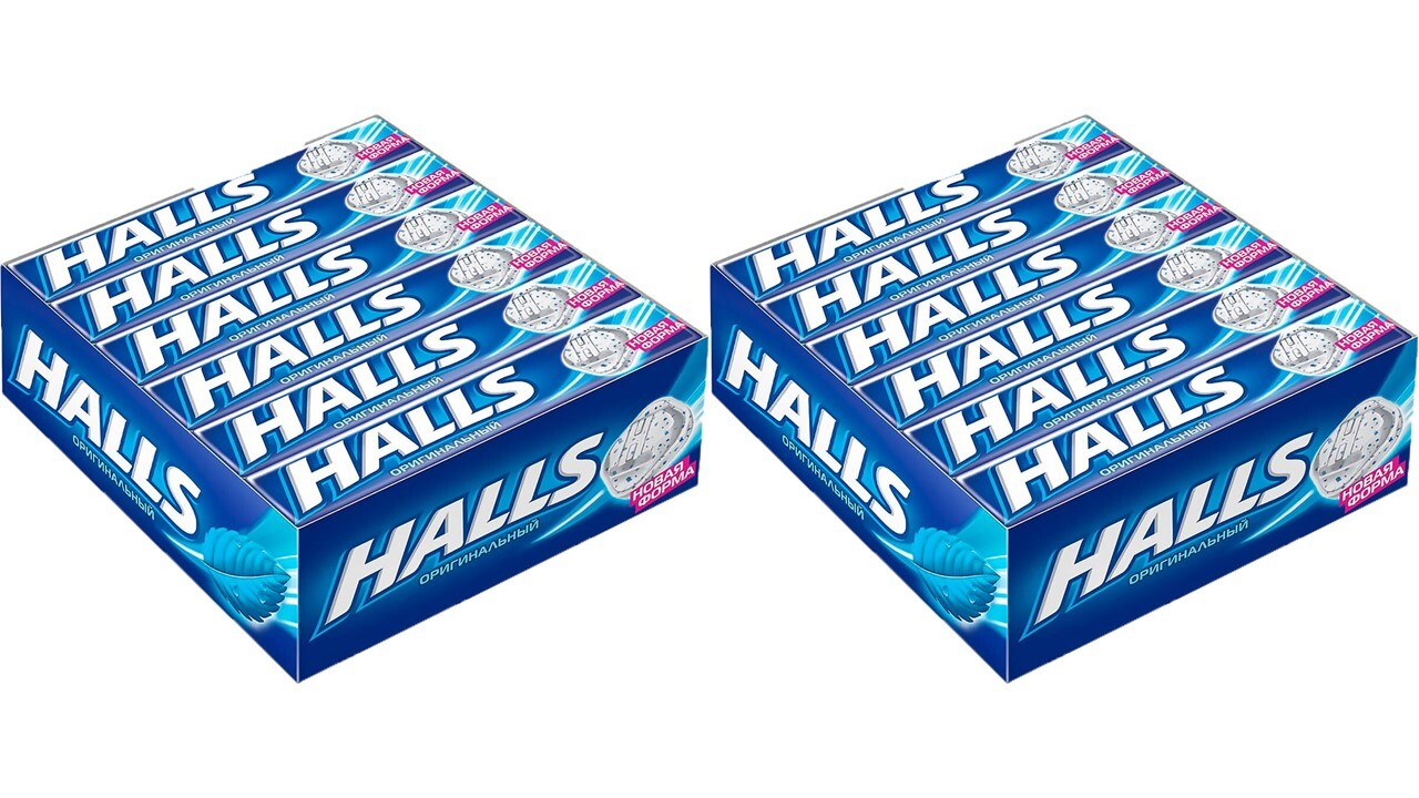 Леденцы Halls ментол Экстра 25 г