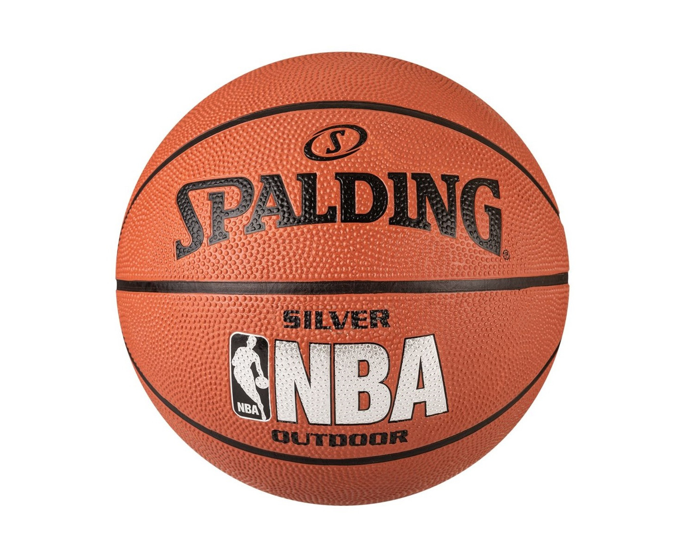 Мяч баскетбольный Spalding NBA SILVER SERIES №6, оранжевый купить по ...
