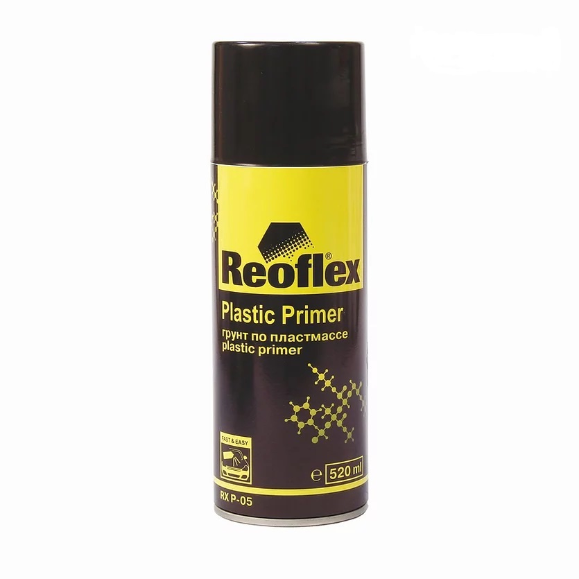 REOFLEX Грунт по пластмассе аэрозоль Plastic Primer Spray RX P-05 (прозрачный)