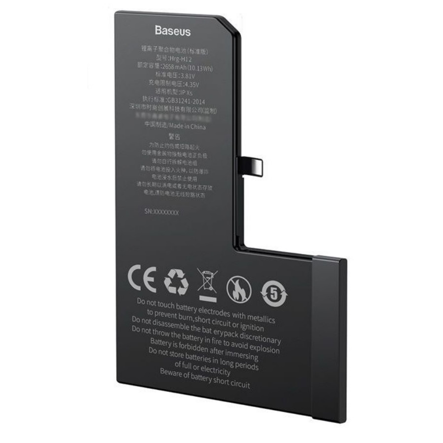 Аккумулятор Baseus Phone Battery 2658 mAh для iPhone XS (ACCB-AIPXS) -  купить с доставкой по выгодным ценам в интернет-магазине OZON (1026491653)