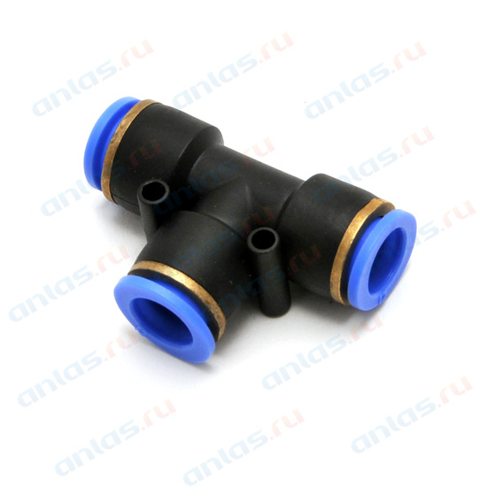 Фитинг для трубок тройник пластиковый 14 мм Т-образный — купить в ...