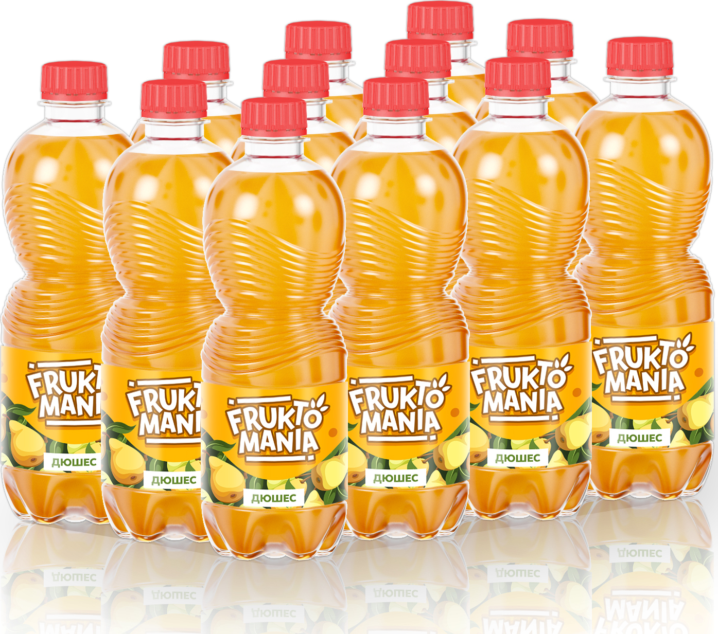 Лимонад Fruktomania, дюшес, 12 шт по 0,5 л — купить в интернет-магазине ...