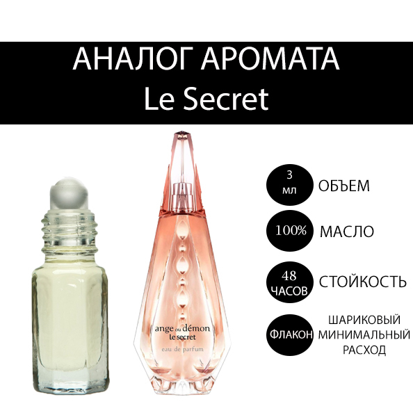Parfums Plus МАСЛЯНЫЕ ДУХИ ПО МОТИВАМ LE SECRET / ЛЕ СЕКРЕТ Духи-масло 3 мл